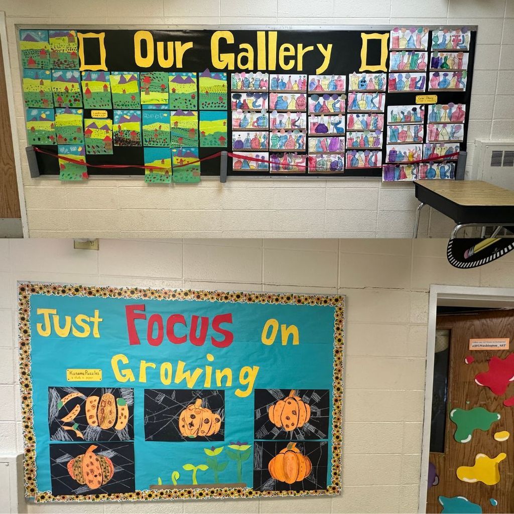 Just as the leaves are turning, our students are growing academically, creatively, and socially. Their hard work and imagination are on full display, and are our walls are highlighting the energy, efforts, and hard work behind the doors of every classroom! We couldn't be prouder! #JustFocusonGrowing