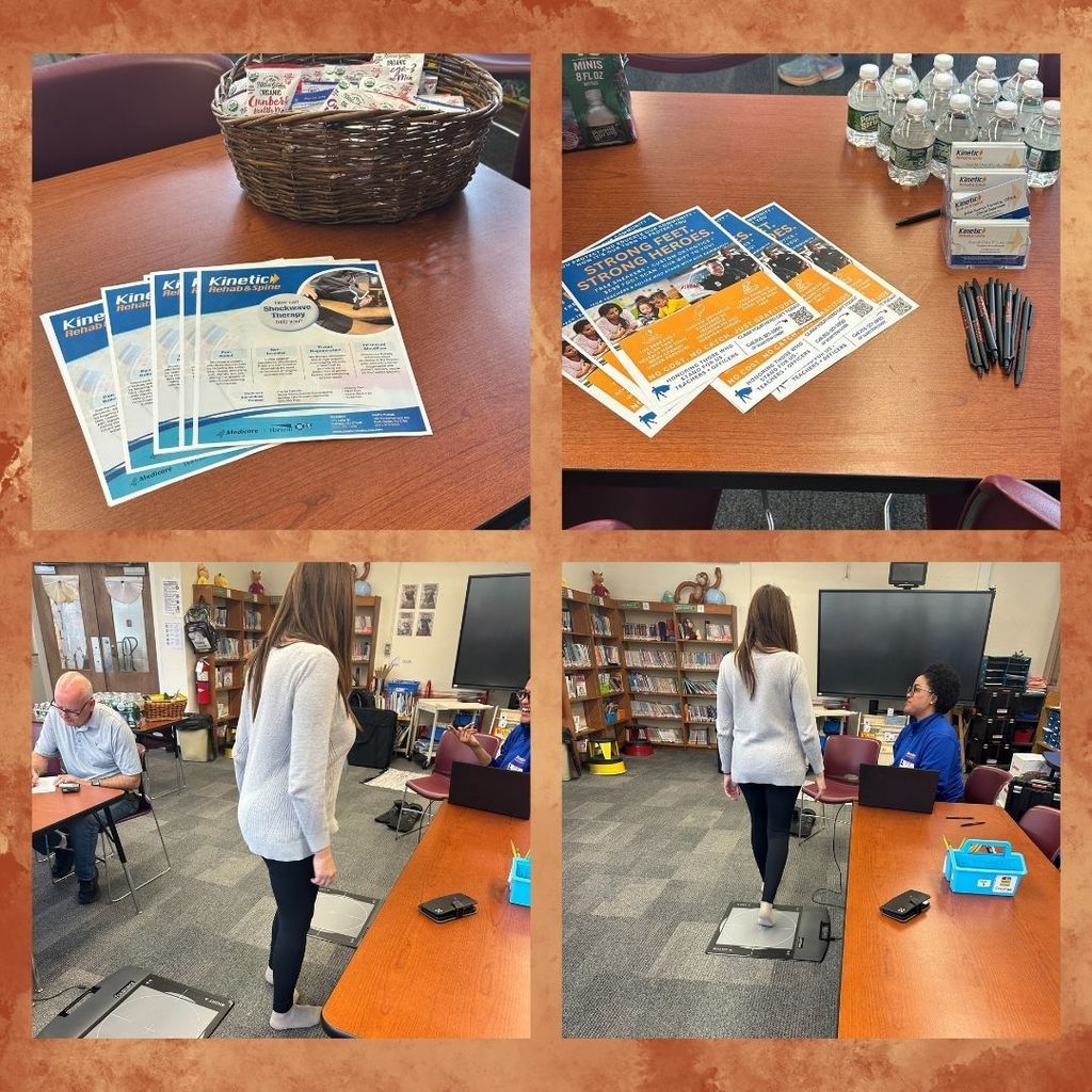 'Tis the season to kick off your shoes, literally! Our teachers stepped into wellness with relaxing foot scans and a moment to breathe before the holiday rush. Nothing says “ready for the season” like happy feet and happy hearts! Thank you, Dr. Evan Chait, and Kinetic Rehab and Spine for the visit! Here’s to starting the holidays on the right foot! #JustFocusonGrowing