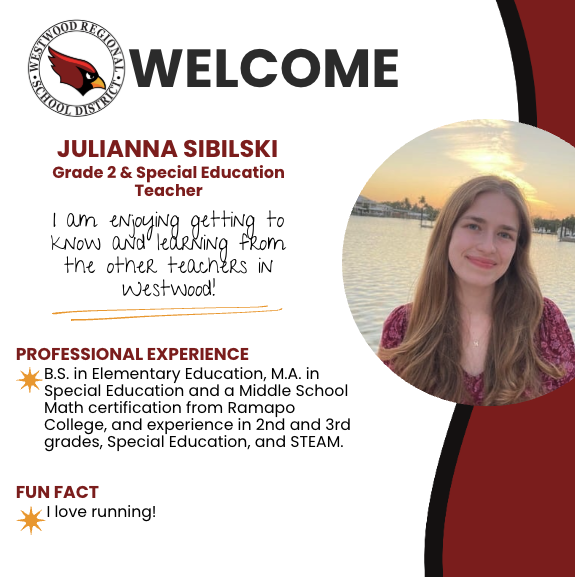 Meet Julianna Sibilski, our new 2nd Grade & Special Education Teacher!