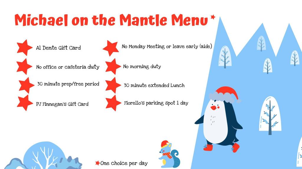 michael on the mantle