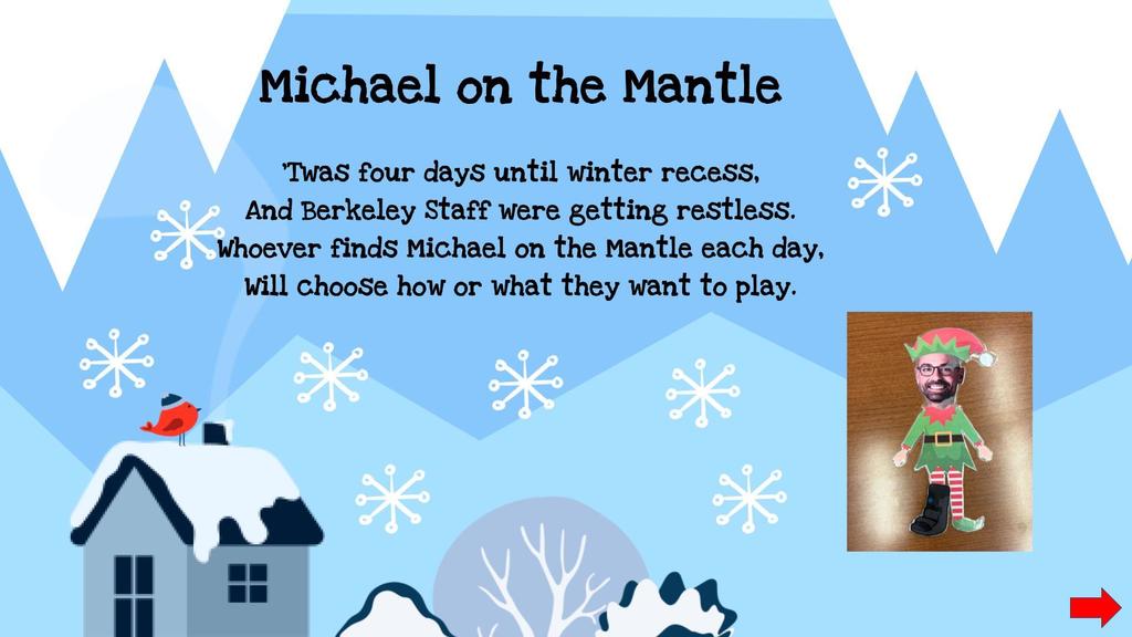 michael on the mantle