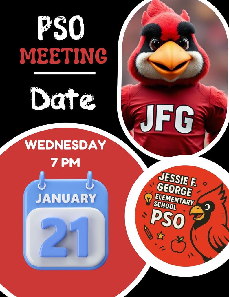 JFG PSO Meeting, Wednesday Jan. 21st