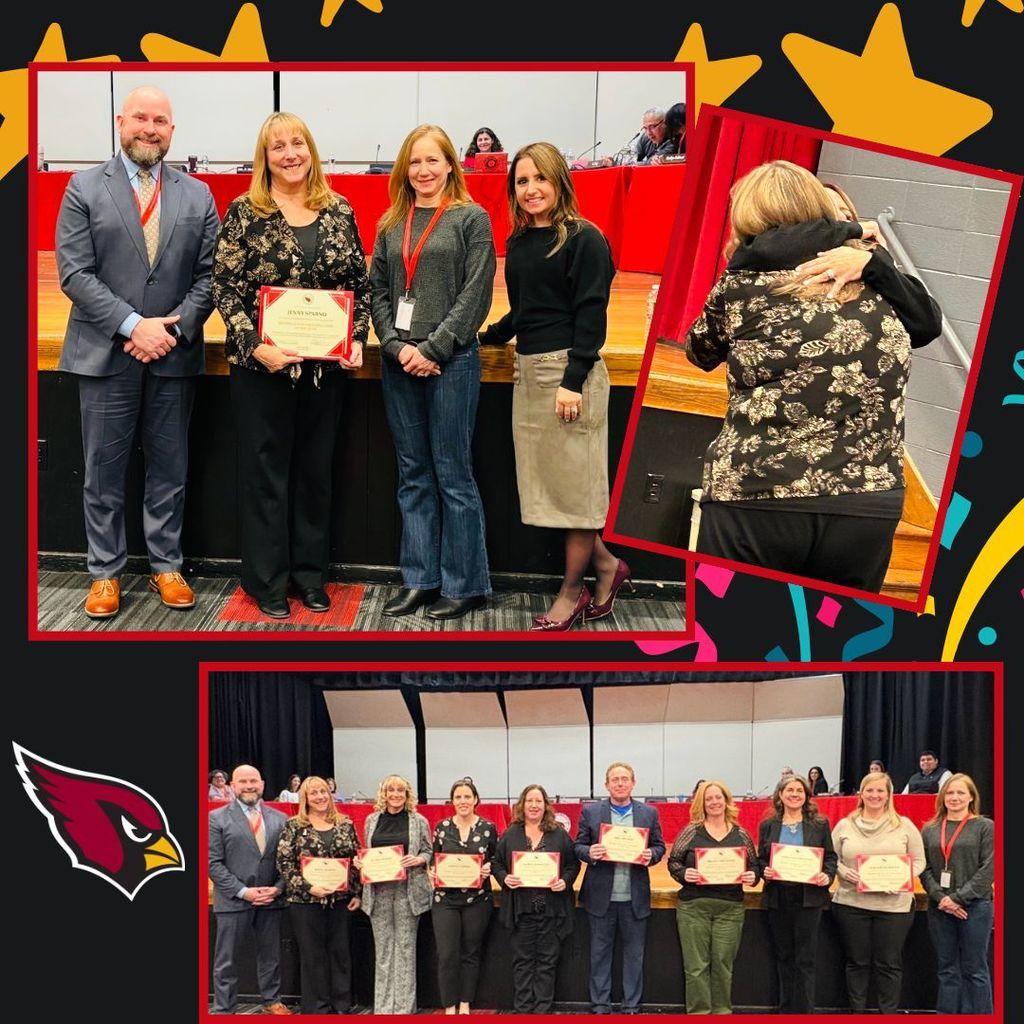 Congratulations to our school counselor, Ms. Jenny Sparno, for being named the JFG Governor of the Year at the January 22nd Board of Education meeting. We're proud to have her at our school. Congrats to all award recipients in the Westwood Regional School District! #JustFocusonGrowing