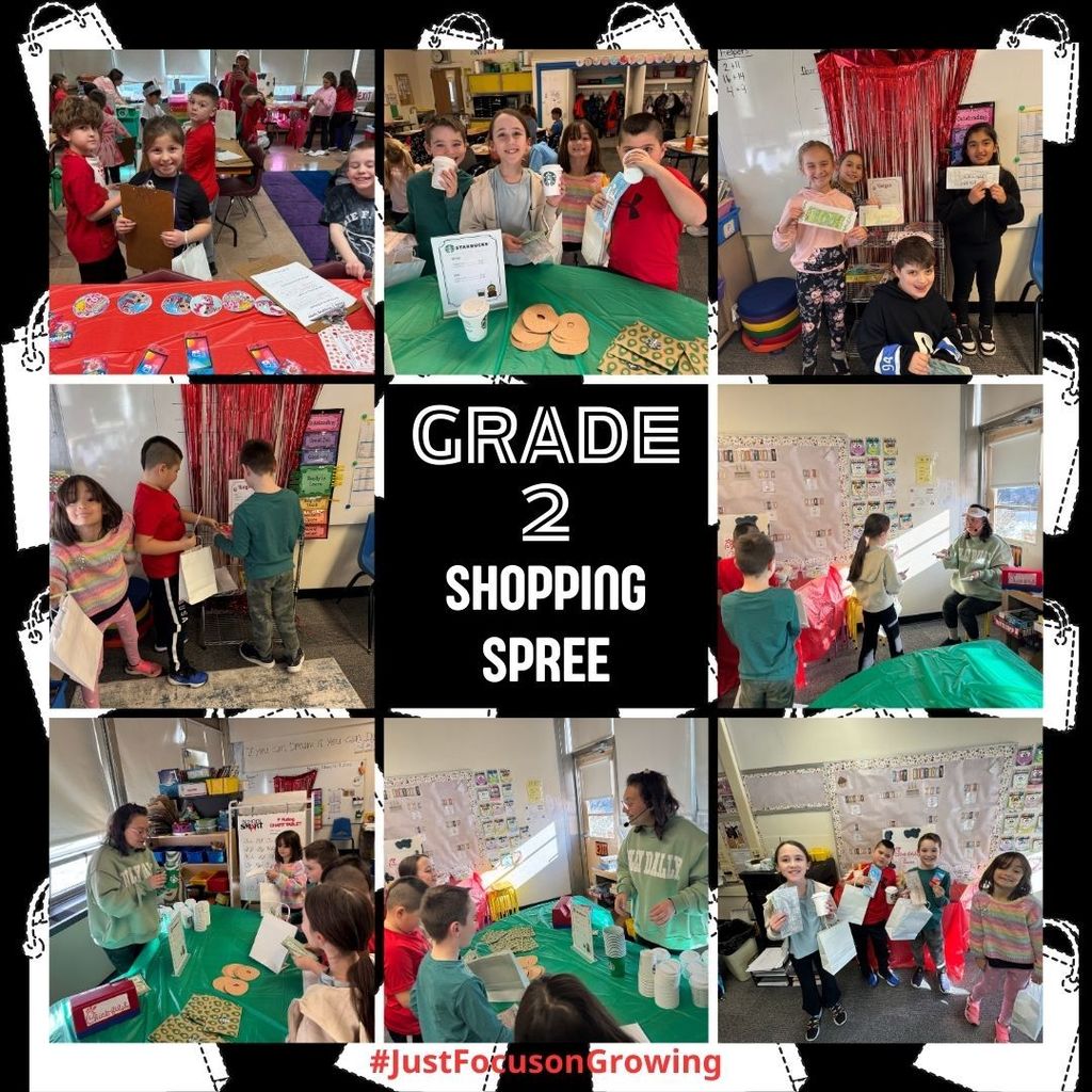 Our Grade 2 students wrapped up their Money Unit with an exciting hands-on shopping experience, transforming our classrooms into three vibrant student-run stores: Chick-fil-A, Target, and Starbucks. They received a budget and enthusiastically explored the stores, using their money-counting skills to make spending choices. They engaged in real-world math by calculating totals and counting bills and coins. It was a fun, educational adventure that highlighted the power of creative teaching. We are incredibly proud of our Grade 2 learners and dedicated teachers for bringing math to life! #JustFocusonGrowing