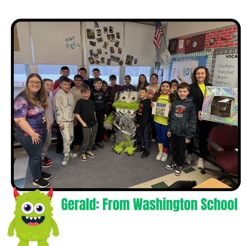 During Read Across America Week, we were so excited to welcome Gerald, our special friend from Washington! His visit brought so many smiles, laughter, and excitement to our school.   We are incredibly grateful to Mrs. Palianto and our wonderful friends at Washington School for sharing Gerald with us for the day. JFG students loved the surprise visit, and it made our celebration of reading even more memorable! #JustFocusonGrowing