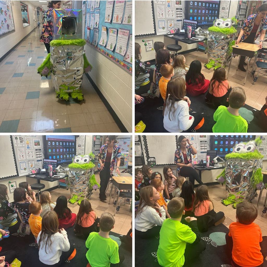 During Read Across America Week, we were so excited to welcome Gerald, our special friend from Washington! His visit brought so many smiles, laughter, and excitement to our school.   We are incredibly grateful to Mrs. Palianto and our wonderful friends at Washington School for sharing Gerald with us for the day. JFG students loved the surprise visit, and it made our celebration of reading even more memorable! #JustFocusonGrowing