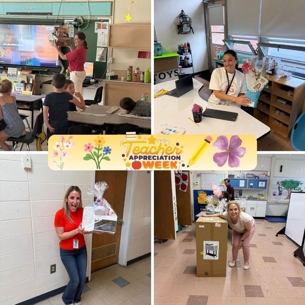 A heartfelt thank you to our amazing PSO and school community for making Teacher Appreciation Week so special. From the beautiful decorations, bouquets, breakfasts, and lunches to the thoughtful notes, generous donations, and unforgettable raffle, every gesture made our staff feel valued and appreciated. While we celebrate our teachers during this special week, we are grateful for them every day of the year. Their dedication, compassion, and commitment help our students learn, grow, and bloom. Thank you for partnering with us to honor the incredible educators who make such a difference in the lives of our children.
