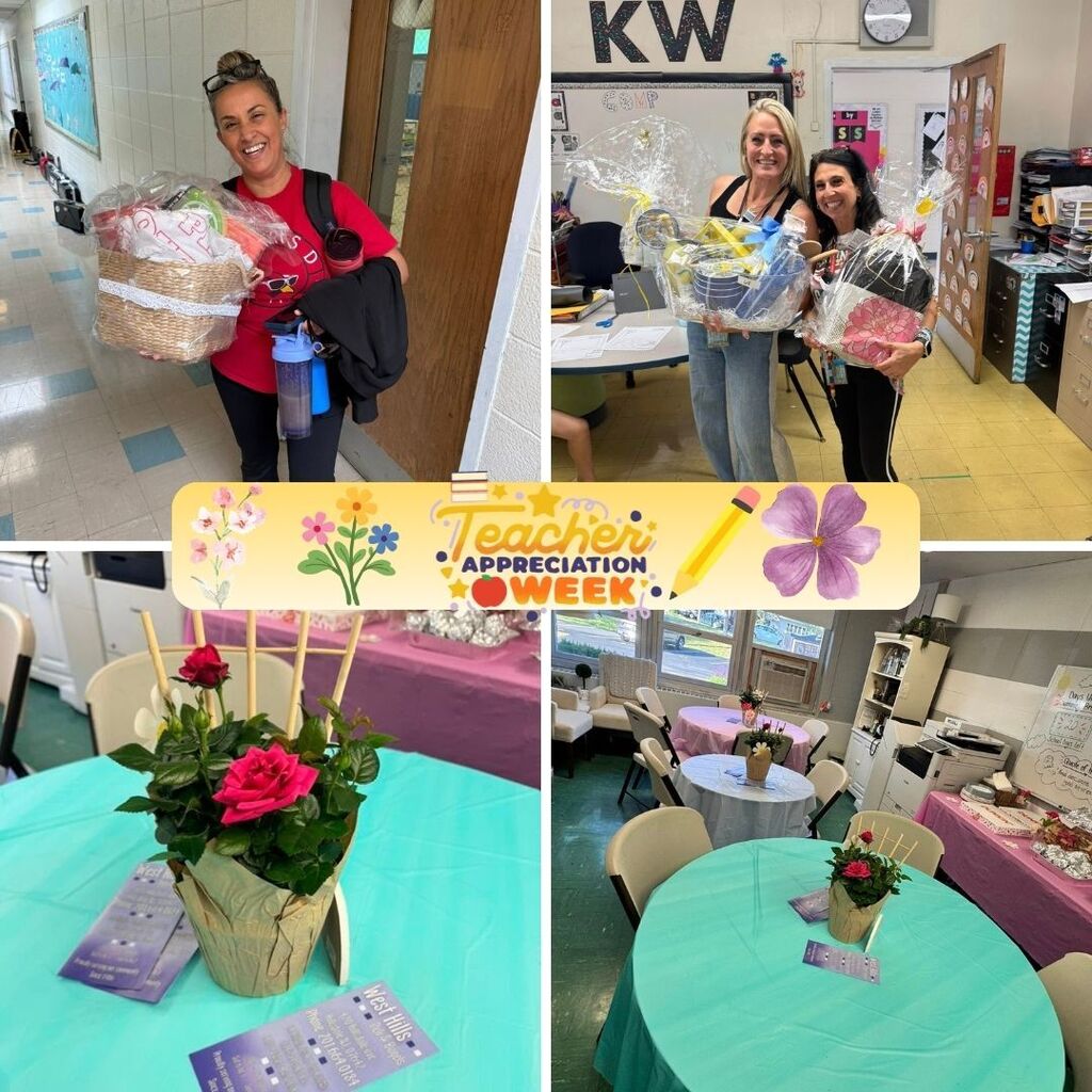 A heartfelt thank you to our amazing PSO and school community for making Teacher Appreciation Week so special. From the beautiful decorations, bouquets, breakfasts, and lunches to the thoughtful notes, generous donations, and unforgettable raffle, every gesture made our staff feel valued and appreciated. While we celebrate our teachers during this special week, we are grateful for them every day of the year. Their dedication, compassion, and commitment help our students learn, grow, and bloom. Thank you for partnering with us to honor the incredible educators who make such a difference in the lives of our children.