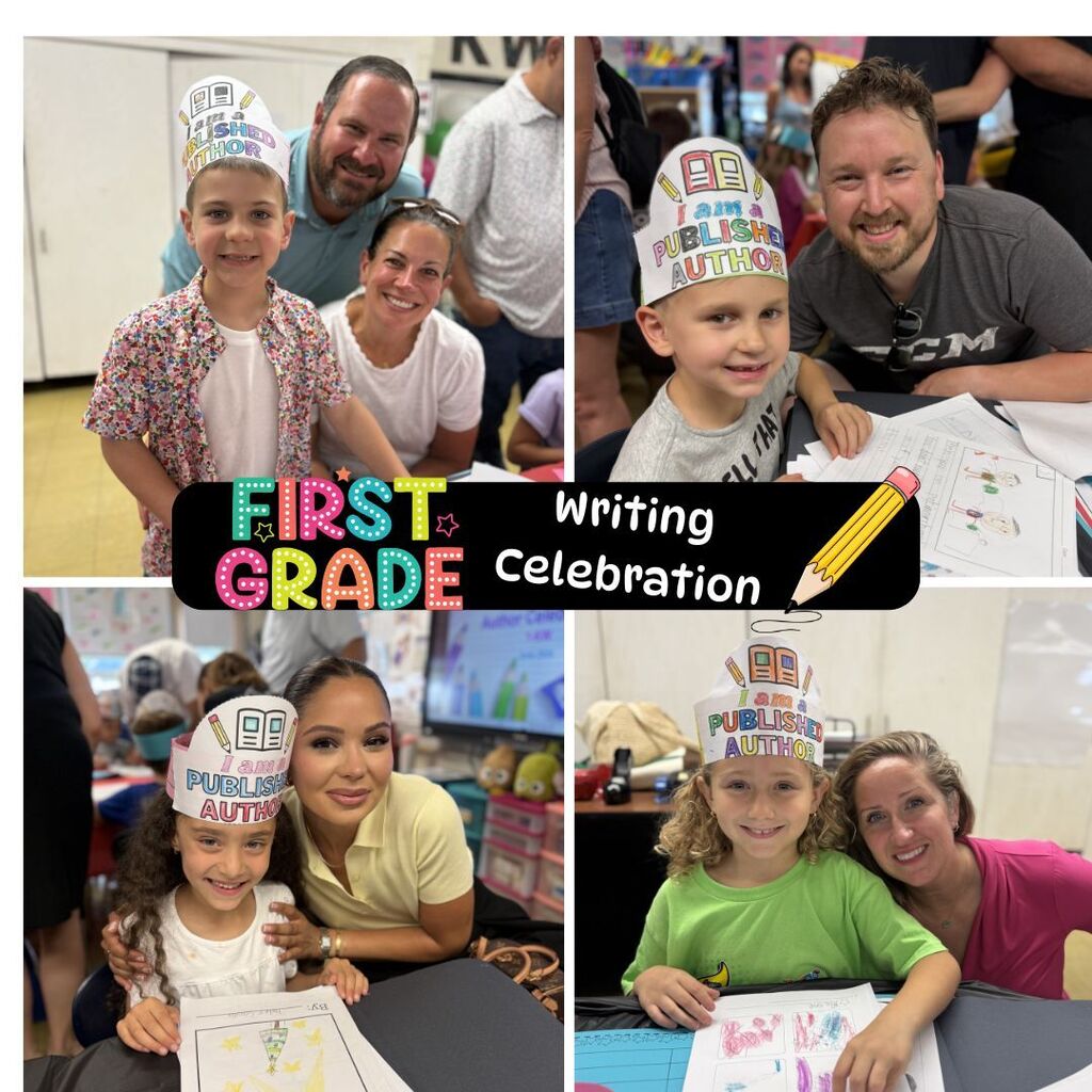 Our 1st graders recently celebrated their growth as young authors with a special publishing celebration alongside their families! Throughout the year, our students worked hard to develop their writing skills, share their ideas, and find their voices as writers. They proudly showcased their published pieces! #JustFocusonGrowing