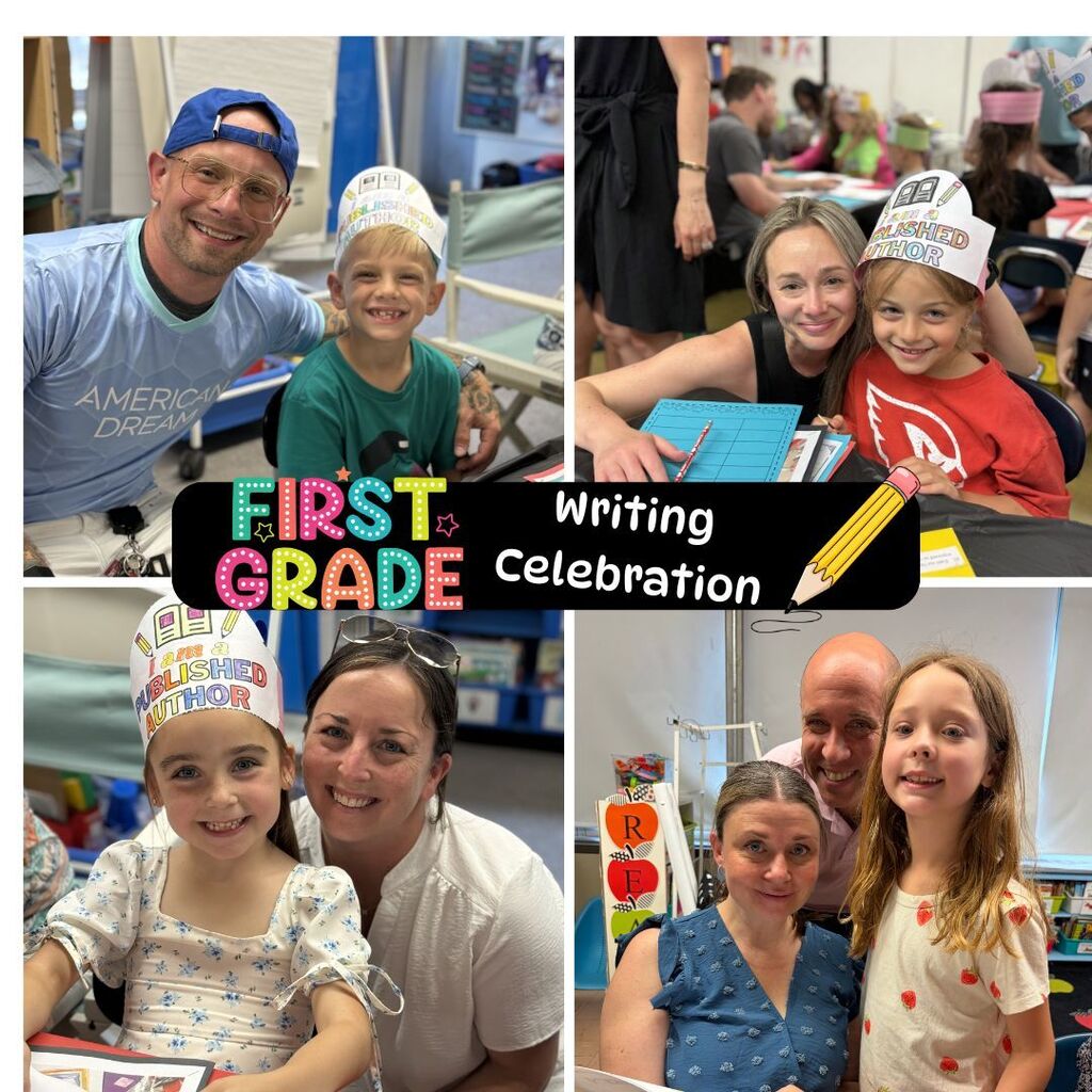 Our 1st graders recently celebrated their growth as young authors with a special publishing celebration alongside their families! Throughout the year, our students worked hard to develop their writing skills, share their ideas, and find their voices as writers. They proudly showcased their published pieces! #JustFocusonGrowing