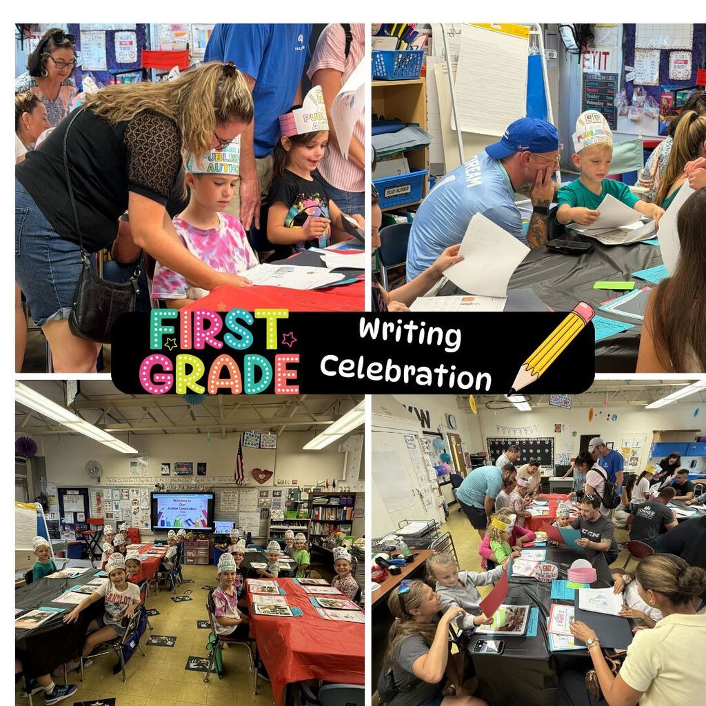 Our 1st graders recently celebrated their growth as young authors with a special publishing celebration alongside their families! Throughout the year, our students worked hard to develop their writing skills, share their ideas, and find their voices as writers. They proudly showcased their published pieces! #JustFocusonGrowing