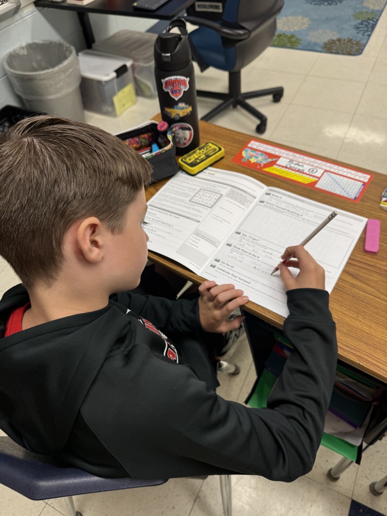 student and worksheet