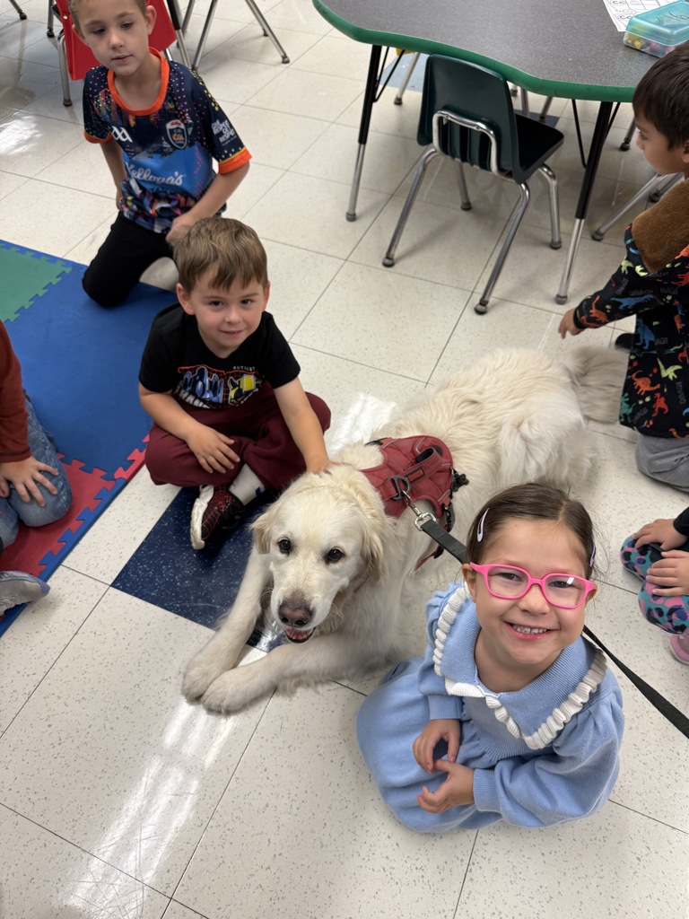 dog and kids