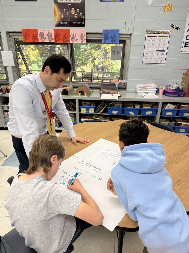 students with teacher