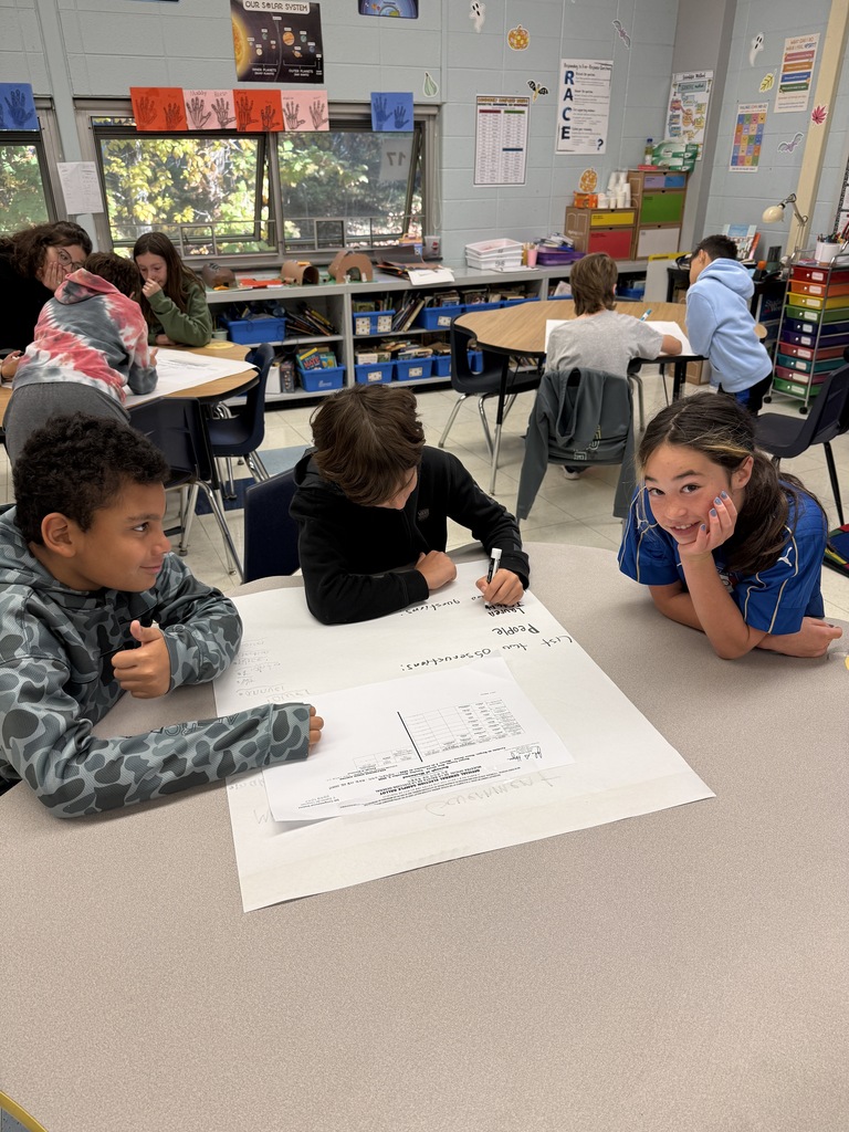 students writing