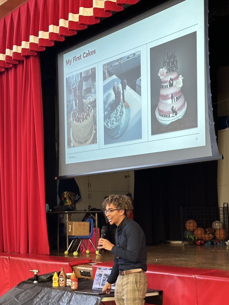JFG hosted Justin Ellen, an entrepreneur from "Is It Cake?" on Netflix. Our students were motivated by his story to chase their dreams and #JustFocusOnGrowing! This was a great reminder to strive for greatness, no matter the journey you find yourself on! 
