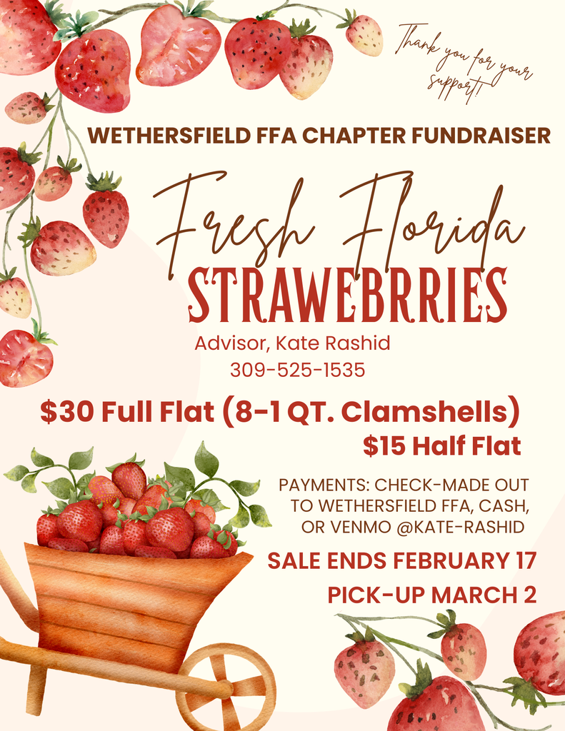 WHS FFA Strawberry Fundraiser