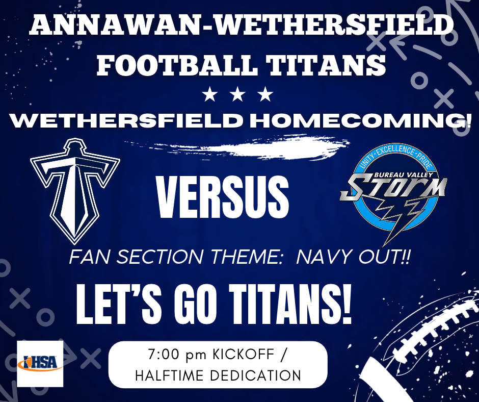 AW Titans versus BV Storm for Homecoming Football
