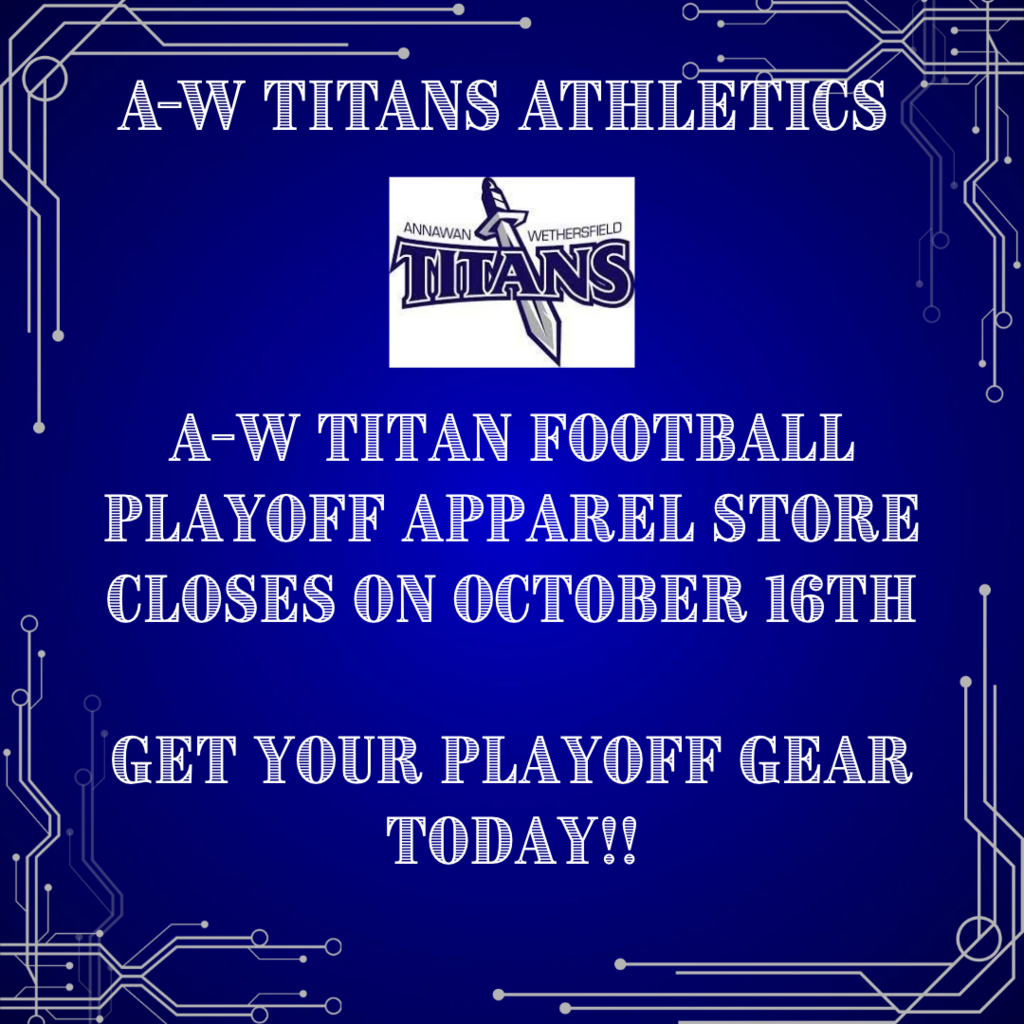 AW Titans Football Playoff Store