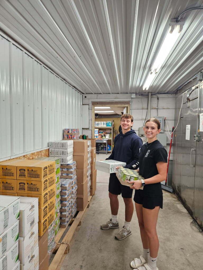 Lucy Landwehr Service Project at the Food Pantry