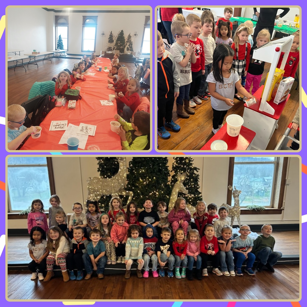 Prek students enjoyed a field trip to Stalders Family Creamery where they practiced their social skills they have learned so far, ate a nice lunch, made an icecream Christmas ornament, learned about life on a farm, and found items you may see in a grocery store that have dairy in them.