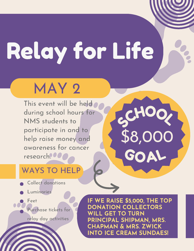 Relay for Life May 2nd