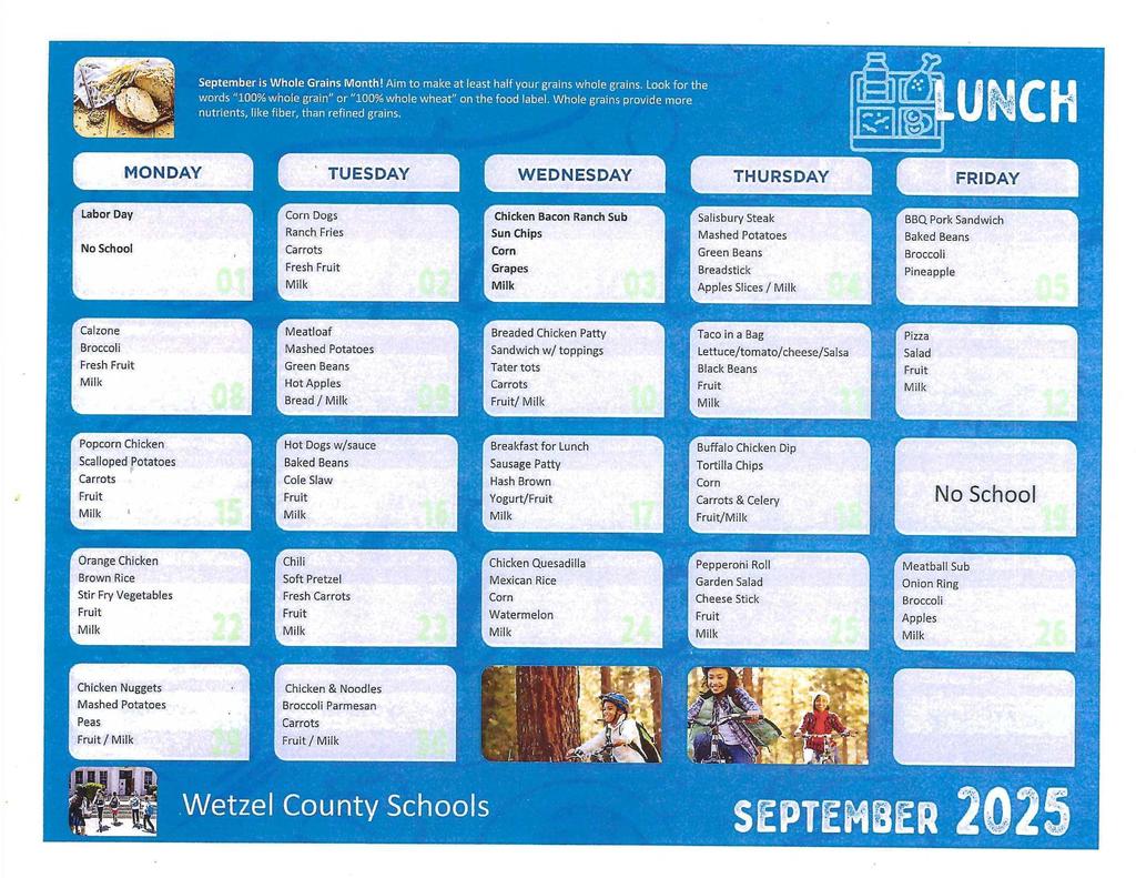 September Menu