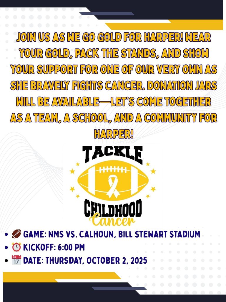 Tackle Childhood Cancer Flyer