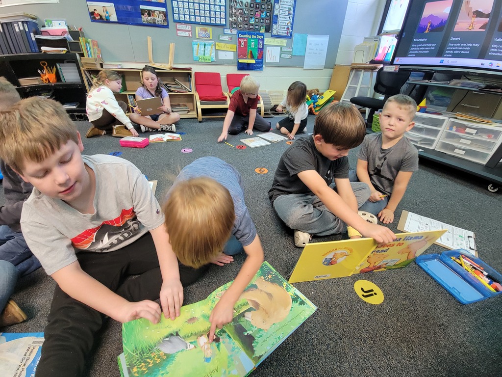 Mrs. Blake's third-grade student and Mrs. Standiford's Kindergarten student. 