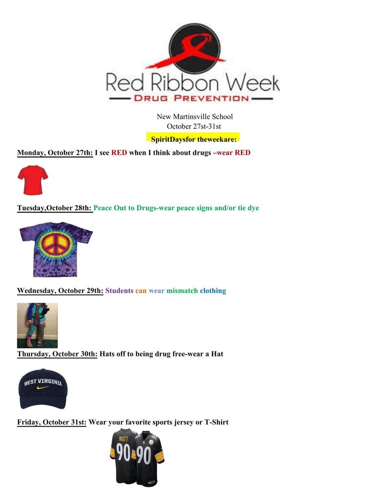 Red Ribbon Week Flyer