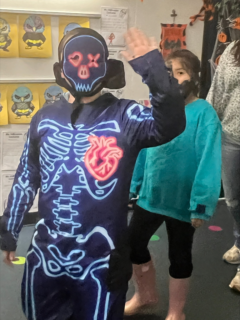 The second graders entertained us with a Halloween 🎃 parade in costume today. Some were spooky, ☠️ some were bootiful, 👻 some were square, 👾 some were clowning around, 🤡 and some were protectors, 👮🏻but they were all adorably having a great time!