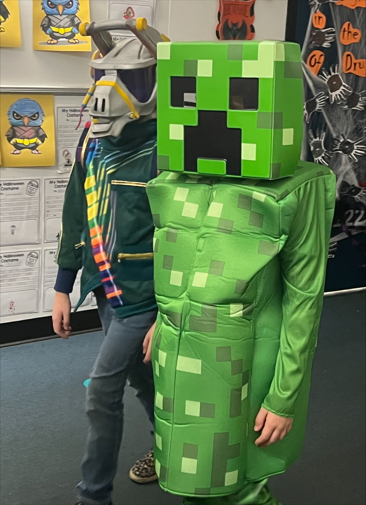 The second graders entertained us with a Halloween 🎃 parade in costume today. Some were spooky, ☠️ some were bootiful, 👻 some were square, 👾 some were clowning around, 🤡 and some were protectors, 👮🏻but they were all adorably having a great time!