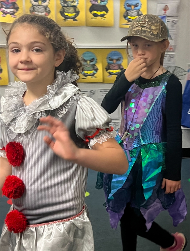 The second graders entertained us with a Halloween 🎃 parade in costume today. Some were spooky, ☠️ some were bootiful, 👻 some were square, 👾 some were clowning around, 🤡 and some were protectors, 👮🏻but they were all adorably having a great time!