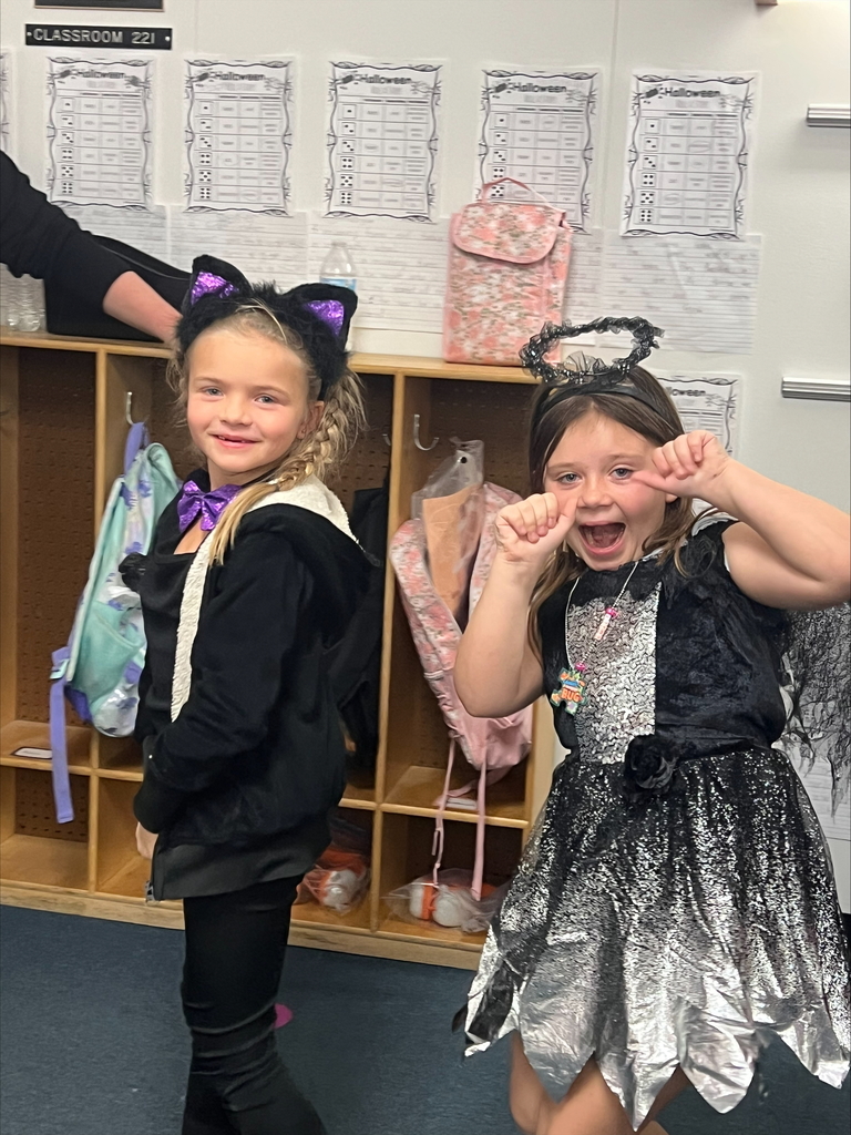 The second graders entertained us with a Halloween 🎃 parade in costume today. Some were spooky, ☠️ some were bootiful, 👻 some were square, 👾 some were clowning around, 🤡 and some were protectors, 👮🏻but they were all adorably having a great time!