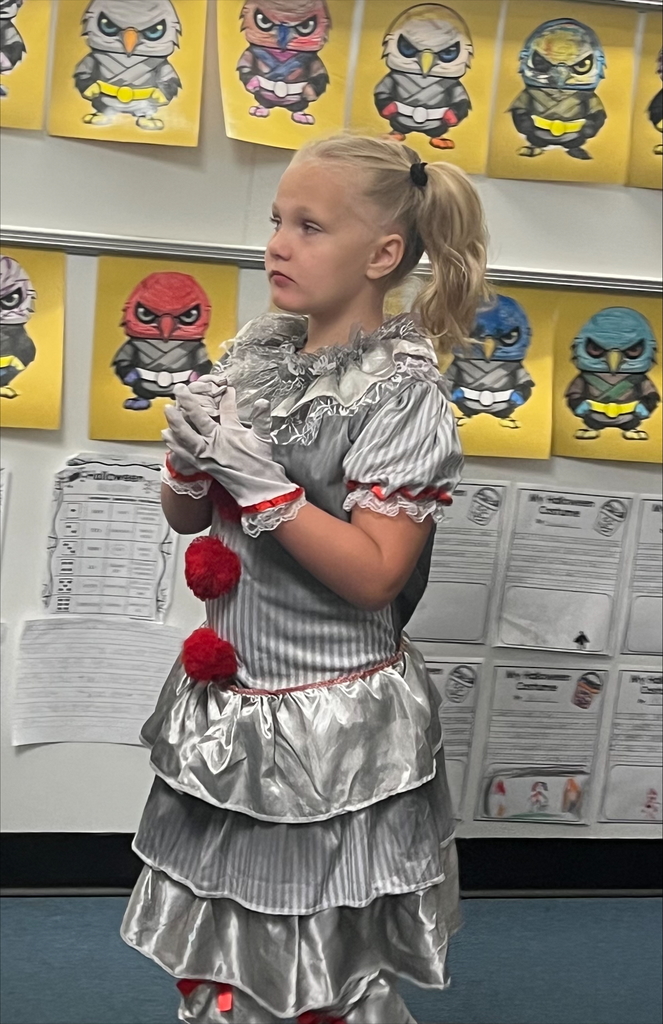 The second graders entertained us with a Halloween 🎃 parade in costume today. Some were spooky, ☠️ some were bootiful, 👻 some were square, 👾 some were clowning around, 🤡 and some were protectors, 👮🏻but they were all adorably having a great time!