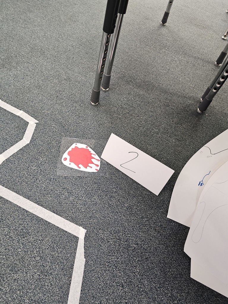 Today Miss Landis’s Career Exploration class took a look at the Career Cluster law, public safety, corrections, and security. As a class the discovered a crime that had taken place in the city, the classroom. They worked together to document, catalog, and collect evidence from the crime scene. They numbered, took photos, and made diagrams of where important evidence was discovered. In following days they will be collecting fingerprints, comparing data, and applying for warrants for search and seizure. The students had a great time with this beginning activity and can’t wait to solve the crime.