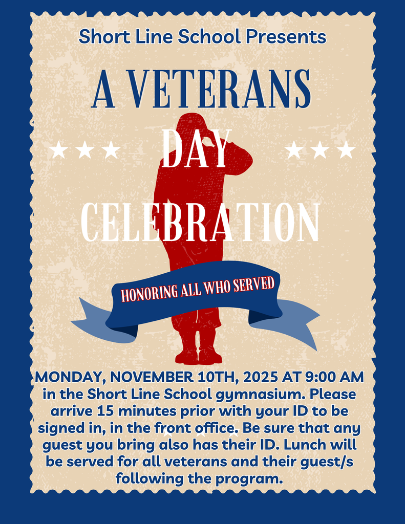 Blue Minimalist Veterans Day Flyer