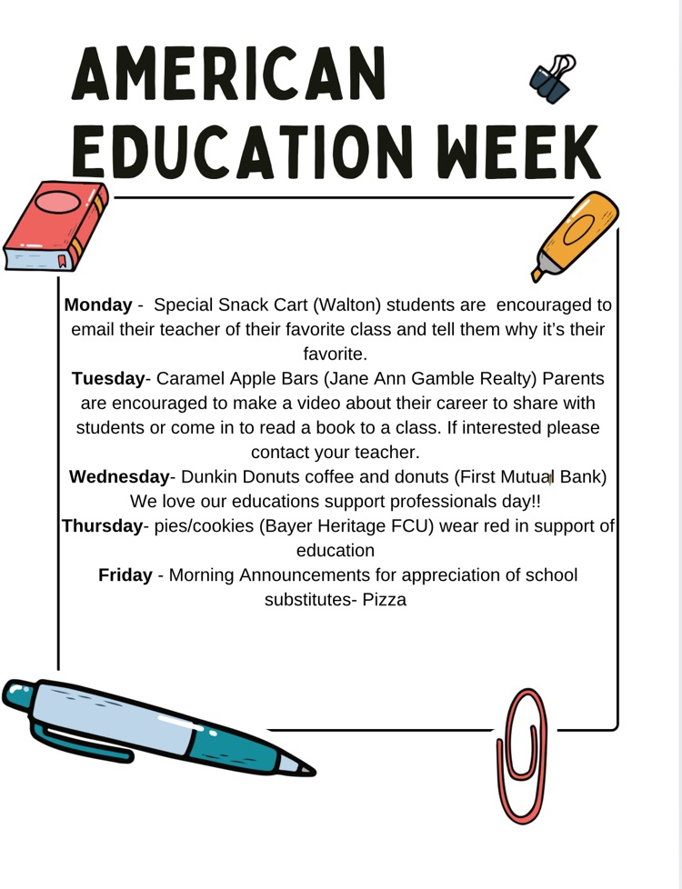American education week flyer 