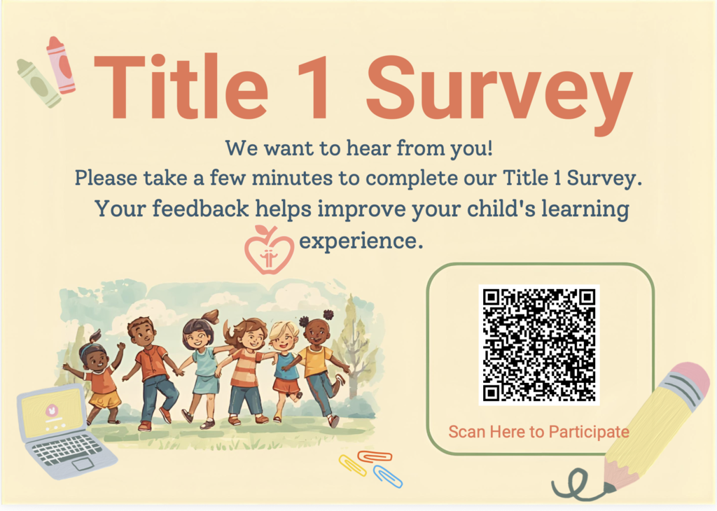 Title I survey with QR code
