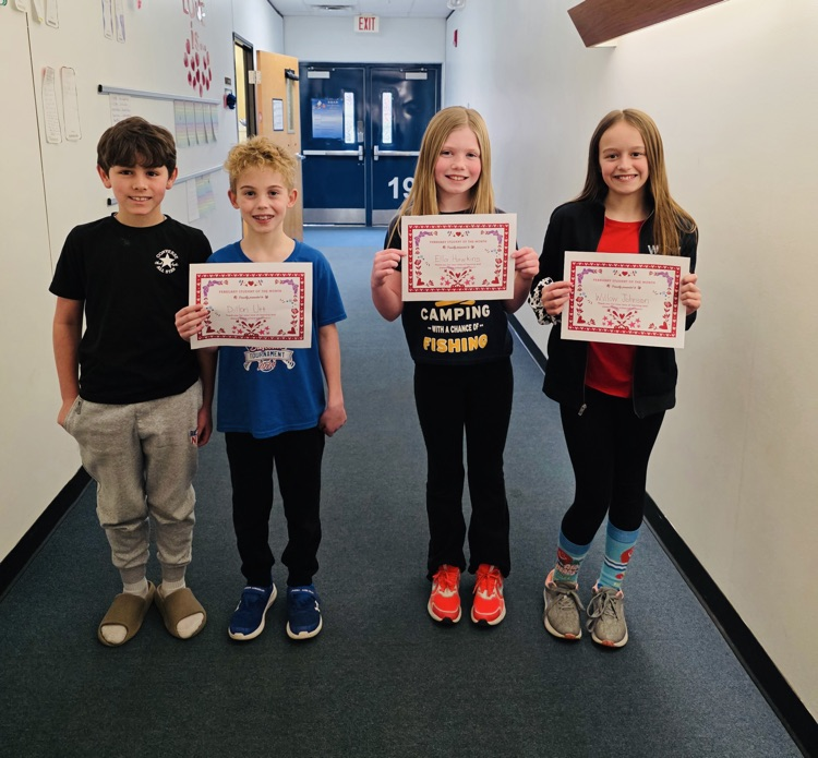 February students of the month