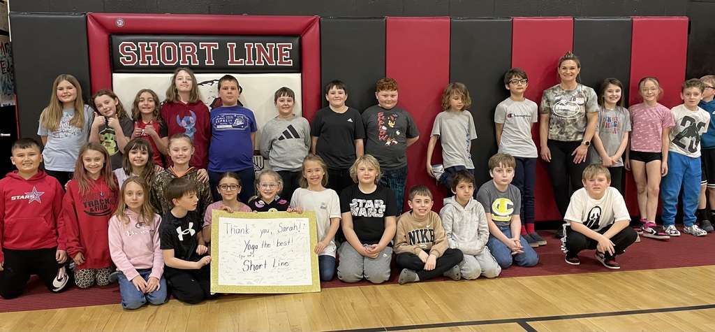 Some students with Sarah from Prodigy Wellness