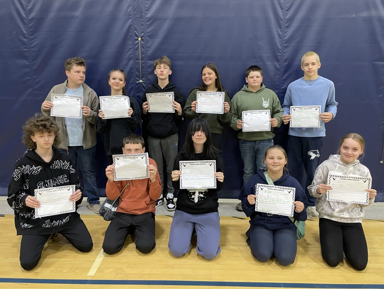 3rd 9 weeks Positive Office Referral group photo  