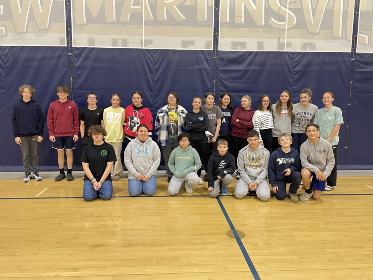 3rd 9 weeks perfect attendance group photo  