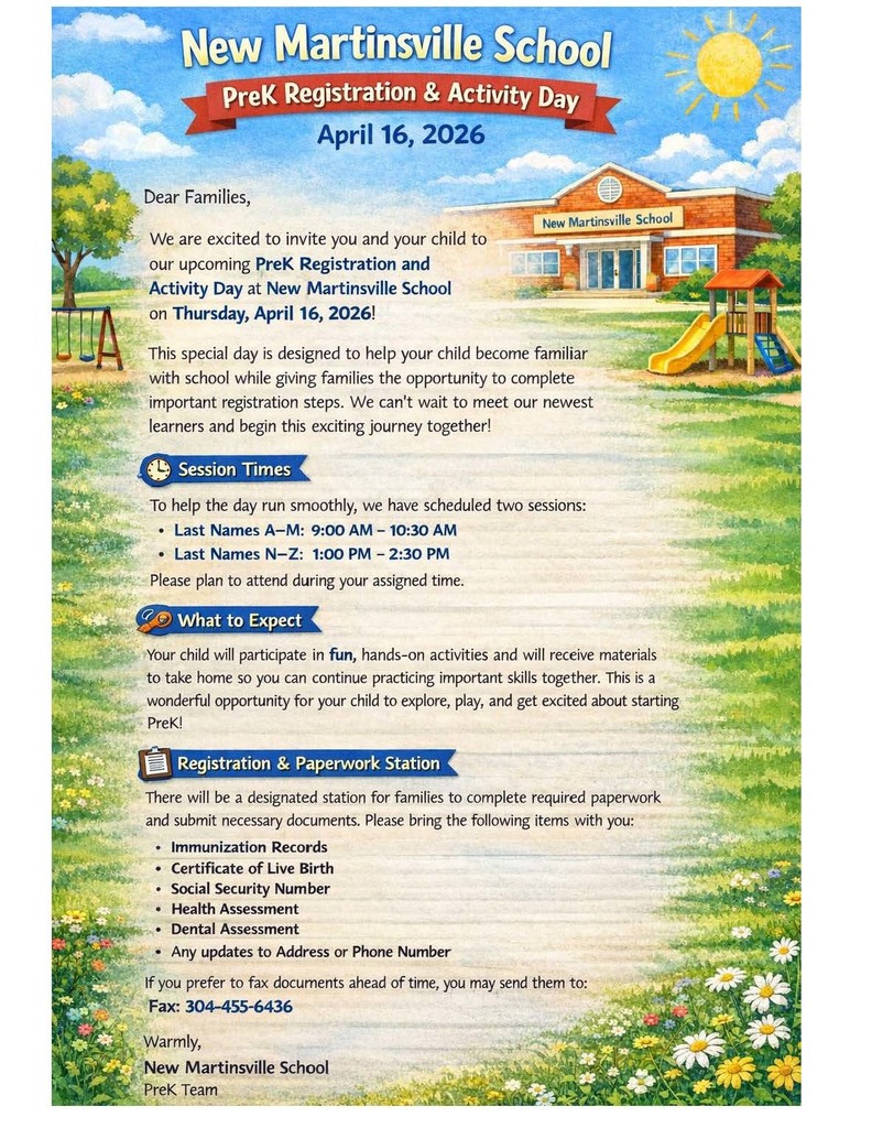 PreK Registration & Activity Day