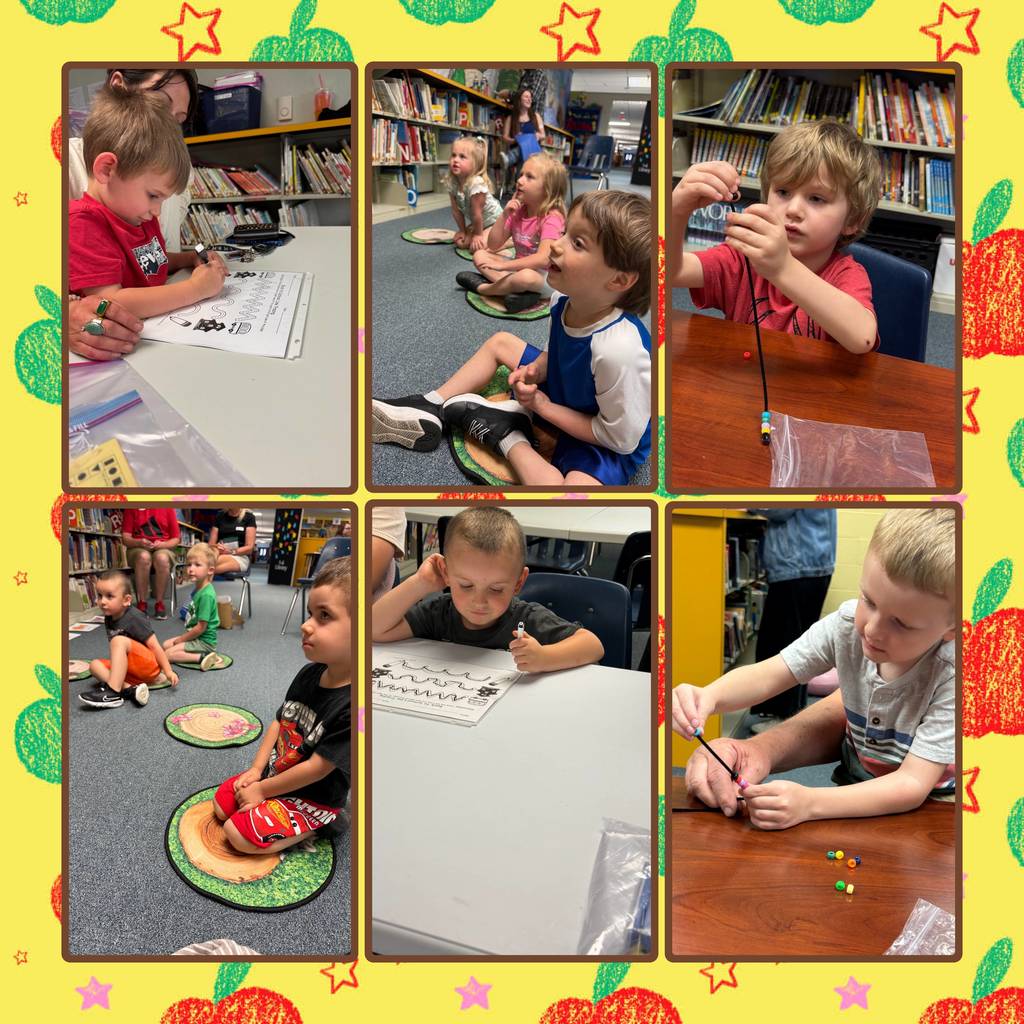 Upcoming Prek students for the 2026-2027 school year attended the Prek Registration and Activity Day. They completed a variety of take home activities with their grownups. We enjoyed seeing all of their smiling faces and will see them all again in the fall. 