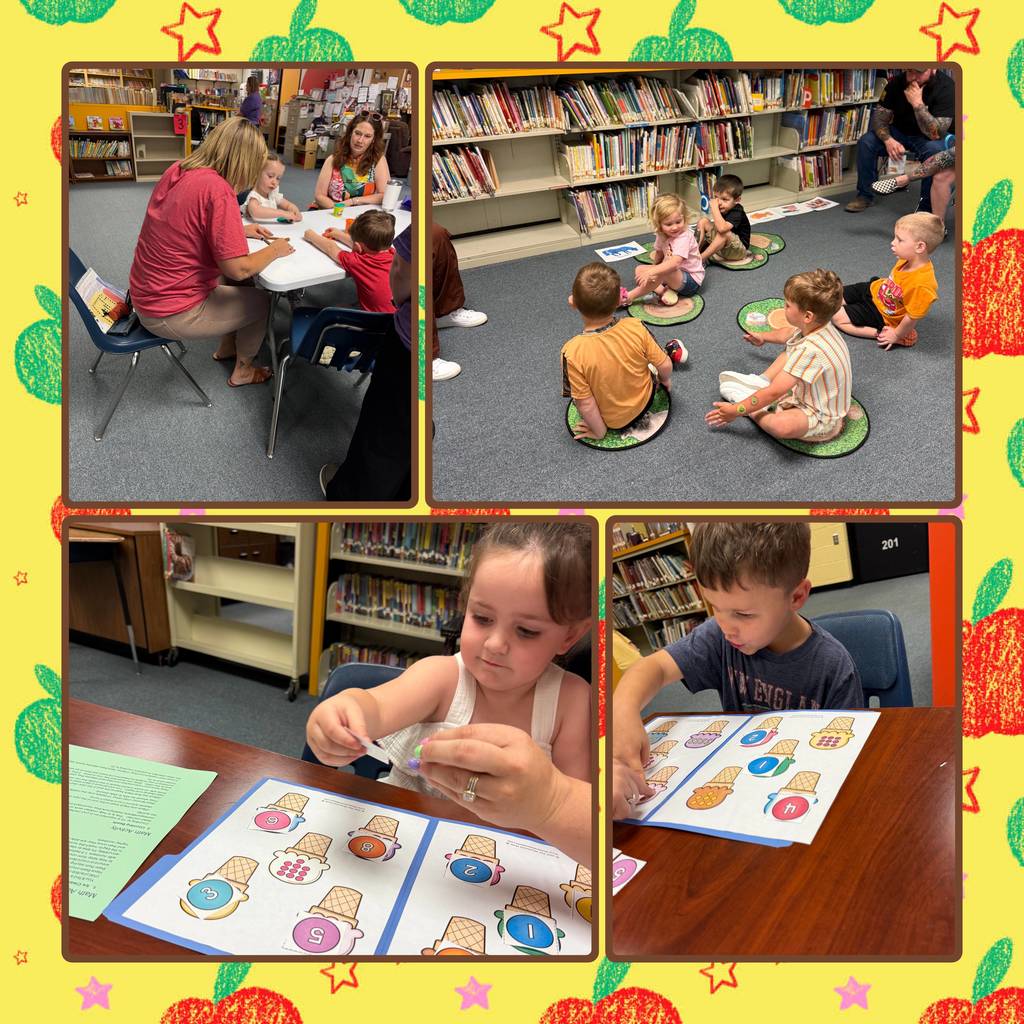 Upcoming Prek students for the 2026-2027 school year attended the Prek Registration and Activity Day. They completed a variety of take home activities with their grownups. We enjoyed seeing all of their smiling faces and will see them all again in the fall. 