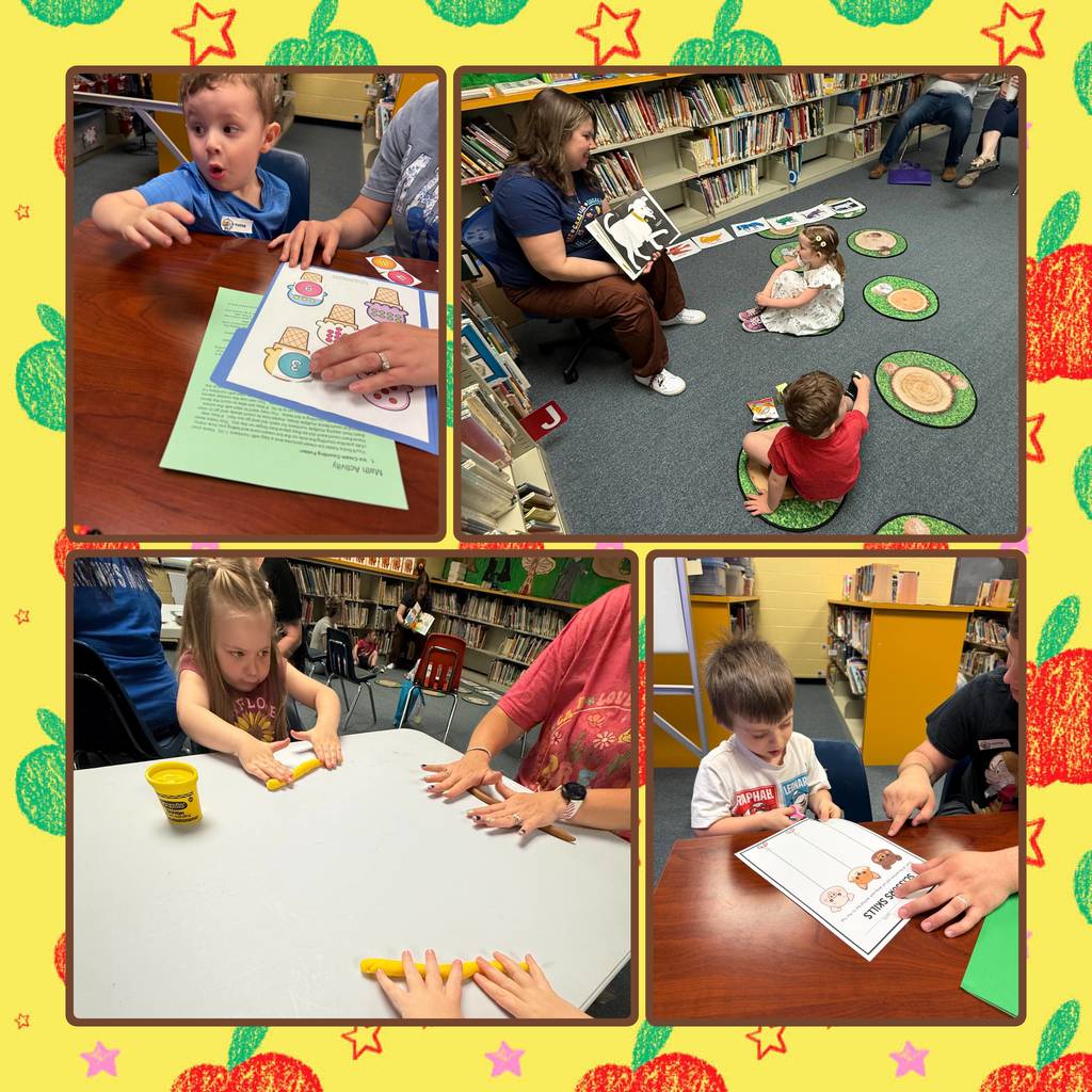 Upcoming Prek students for the 2026-2027 school year attended the Prek Registration and Activity Day. They completed a variety of take home activities with their grownups. We enjoyed seeing all of their smiling faces and will see them all again in the fall. 