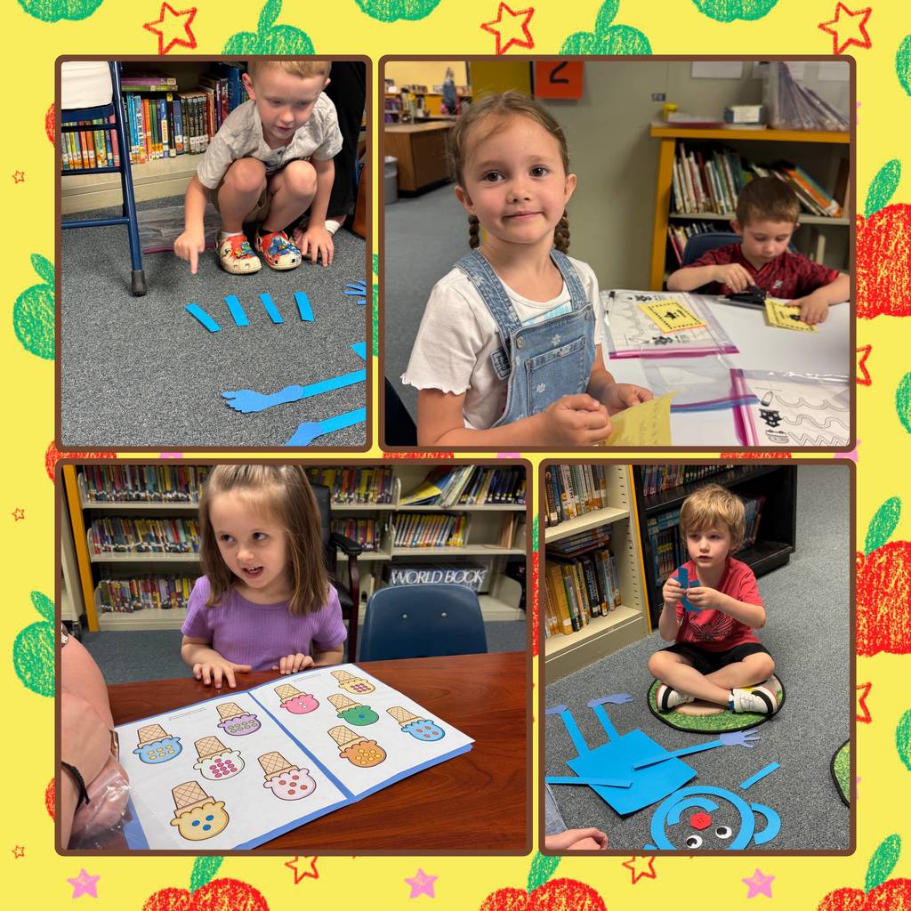 Upcoming Prek students for the 2026-2027 school year attended the Prek Registration and Activity Day. They completed a variety of take home activities with their grownups. We enjoyed seeing all of their smiling faces and will see them all again in the fall. 