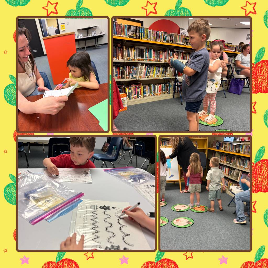 Upcoming Prek students for the 2026-2027 school year attended the Prek Registration and Activity Day. They completed a variety of take home activities with their grownups. We enjoyed seeing all of their smiling faces and will see them all again in the fall. 