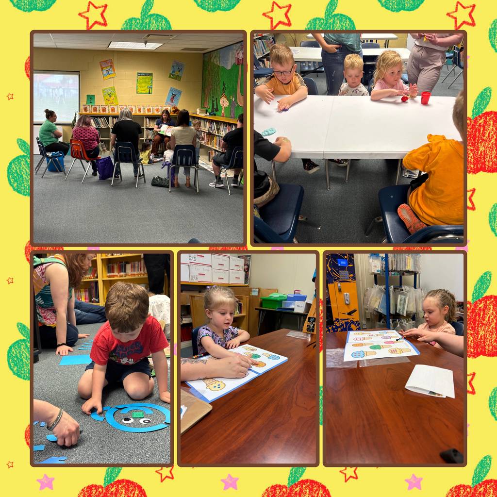 Upcoming Prek students for the 2026-2027 school year attended the Prek Registration and Activity Day. They completed a variety of take home activities with their grownups. We enjoyed seeing all of their smiling faces and will see them all again in the fall. 